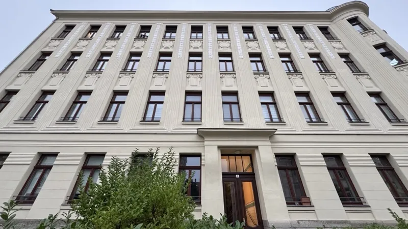 Gründerzeit-Mehrfamilienhaus in der Jägerstraße, Leipzig-Gohlis